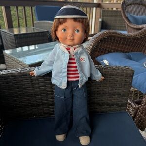 Fisher-Price Vintage Mikey and Friend Doll 1983 with lots of outfits